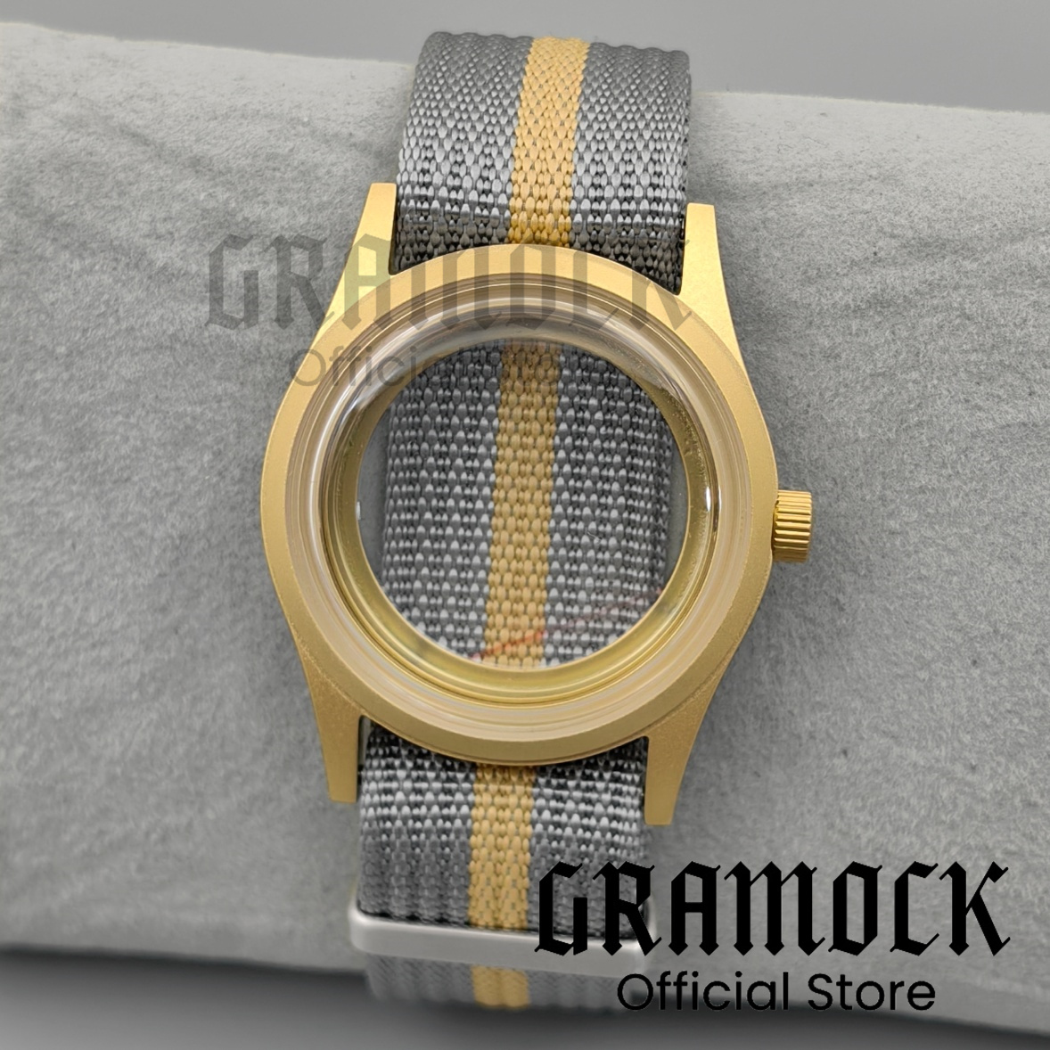 Exhibition Caseback - GRAMOCK 39mm boîtier de montre pour