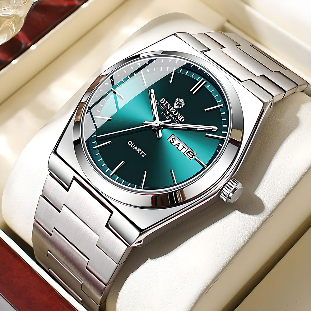 Luxury Watch Cartier - Montre pour homme BINBOND, véritable montre