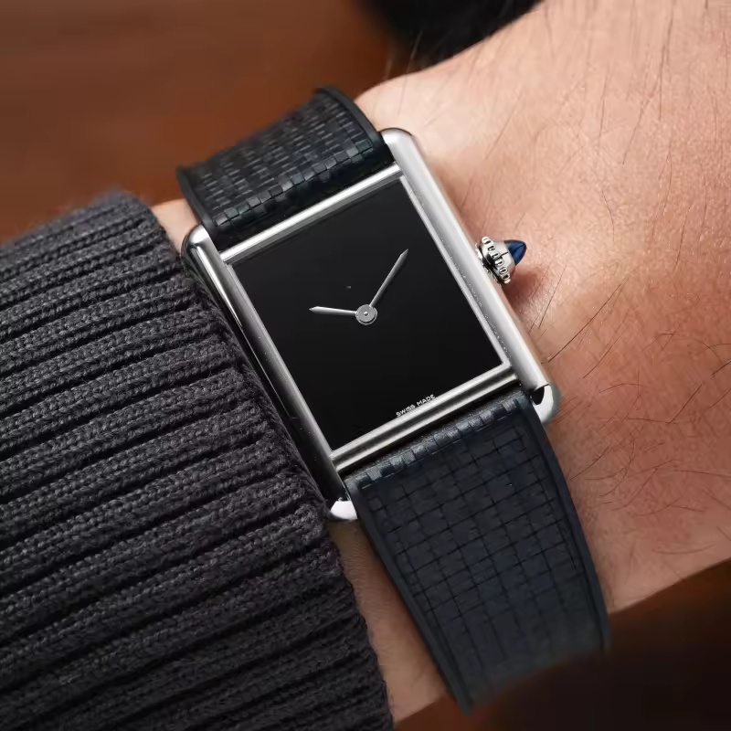 Luxury Watch Cartier - CTS FKM bracelet de montre en