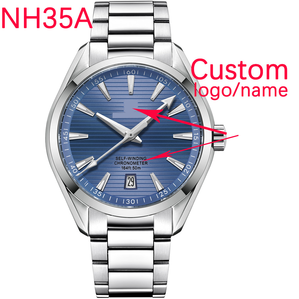 Luxury Watch Market - Luxe NH35 Movt Logo personnalisé 41mm