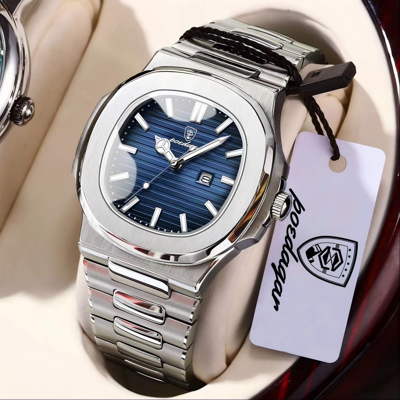 Luxury Watch Cartier - POEDAGAR carré luxe hommes montre-bracelet étanche