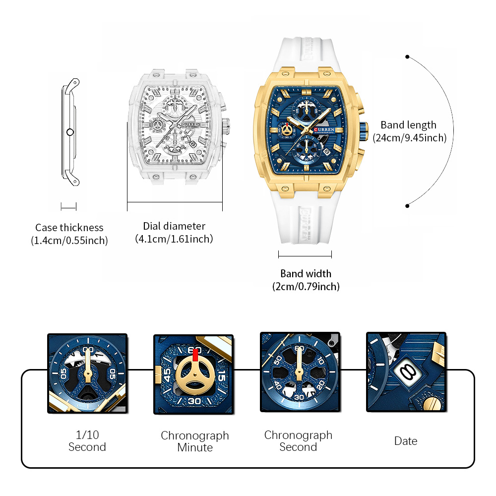 Montre vintage de luxe CURREN  - Luxury Watch Vintage avis et prix